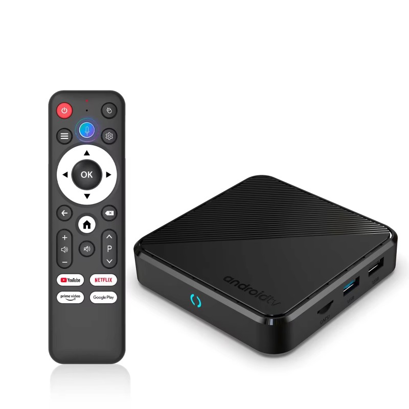 Android TV Box BT5.4 Wifi 6 Google Assistant Smart Home Theater Streaming Media Player set-top box