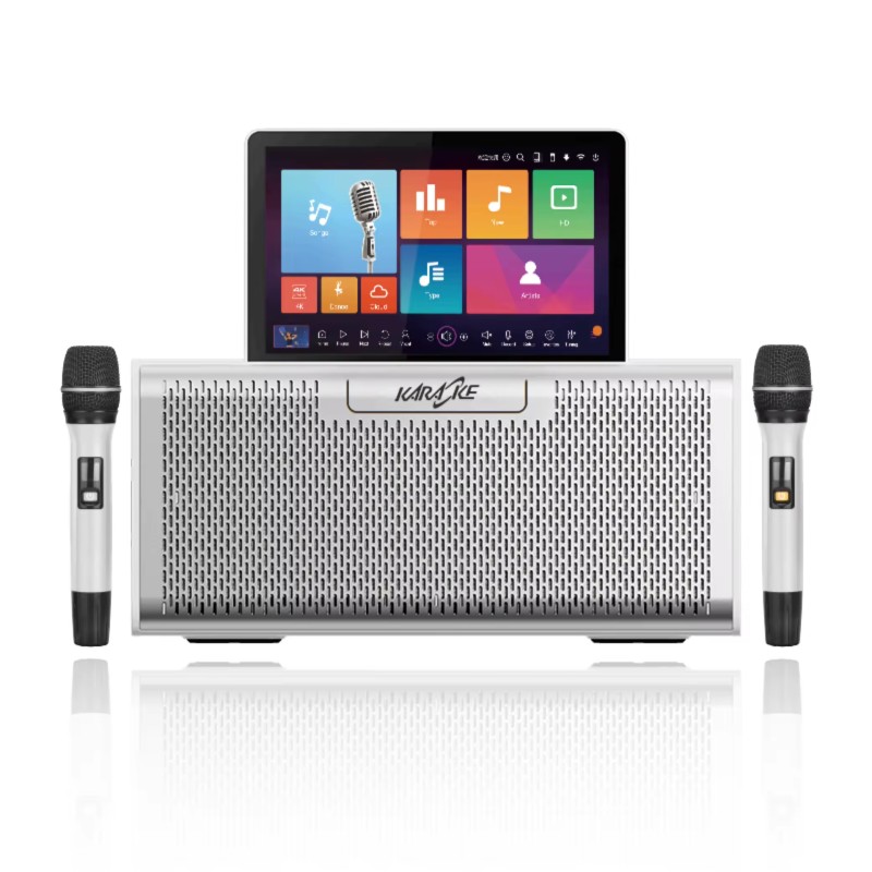 Professional All-in-One Android Karaoke System with Wireless Touch Screen Sound & Song Jukebox Audio Sound Equipment